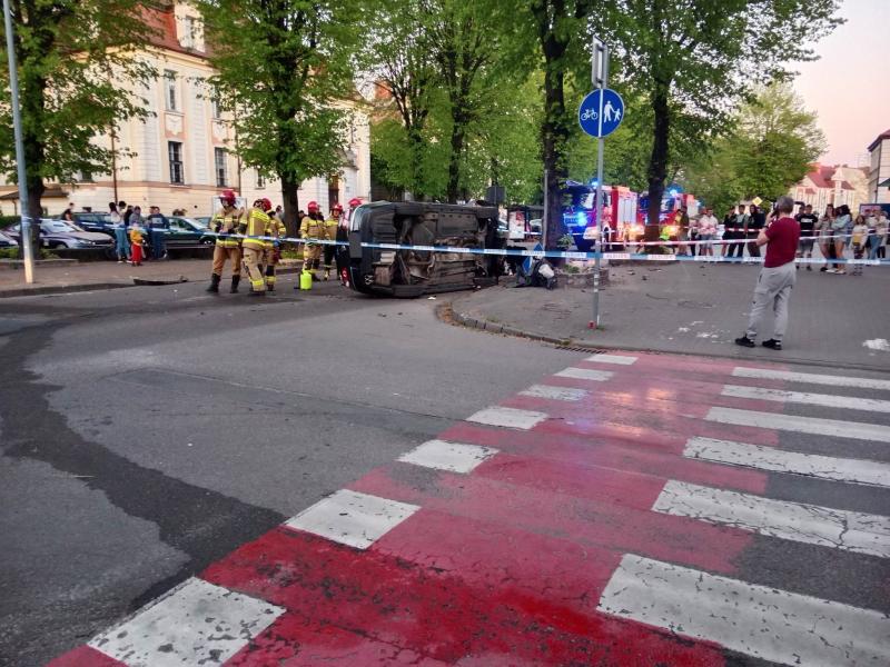 Groźny wypadek na skrzyżowaniu w Białogardzie